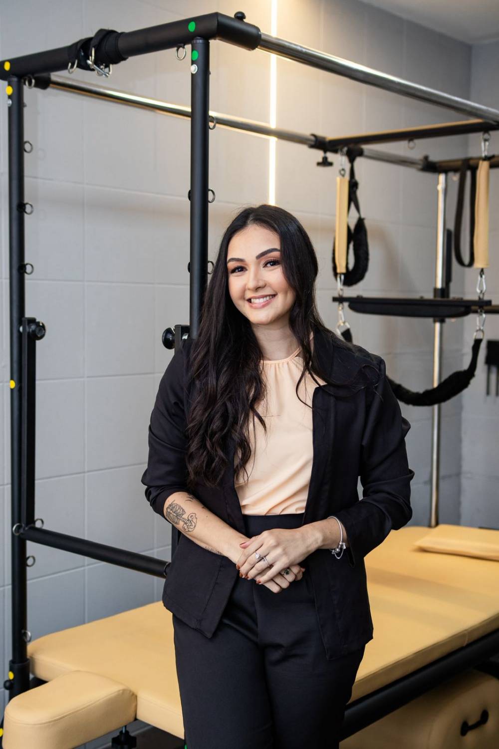 Cliente seufisio Thalia Tabosa dando depoimento